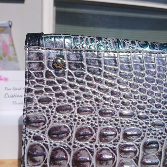 Stunning Brahmin Caroline Dusk Gleaming NWT - Picture 10 of 11